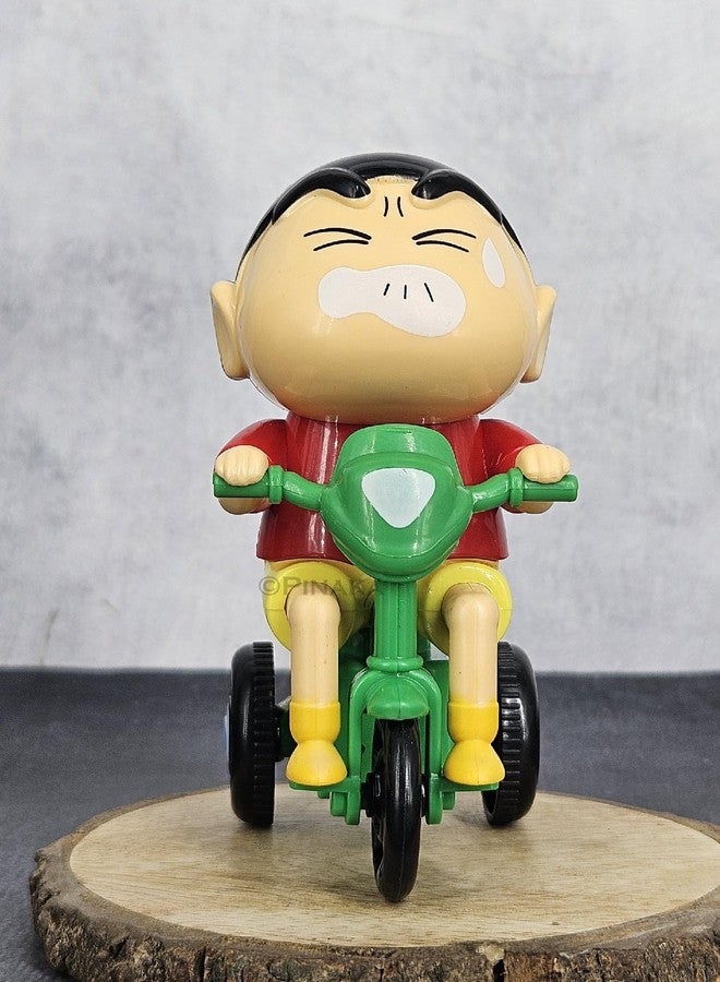 PINAKA Shinchan ON Tricycle Moving Toy Thread Pull for Anime Collection Moving Figurine - Image 3